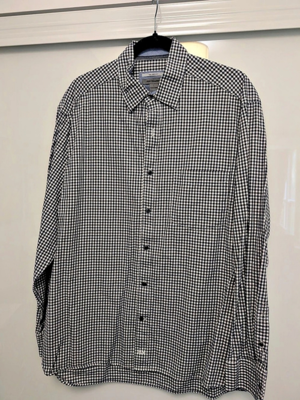 Johnston & Murphy Gingham Button Down Shirt